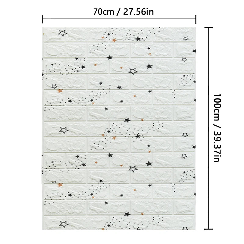 70cm*100cm Self-adhesive Wallpaper Background Modern Home Decoration