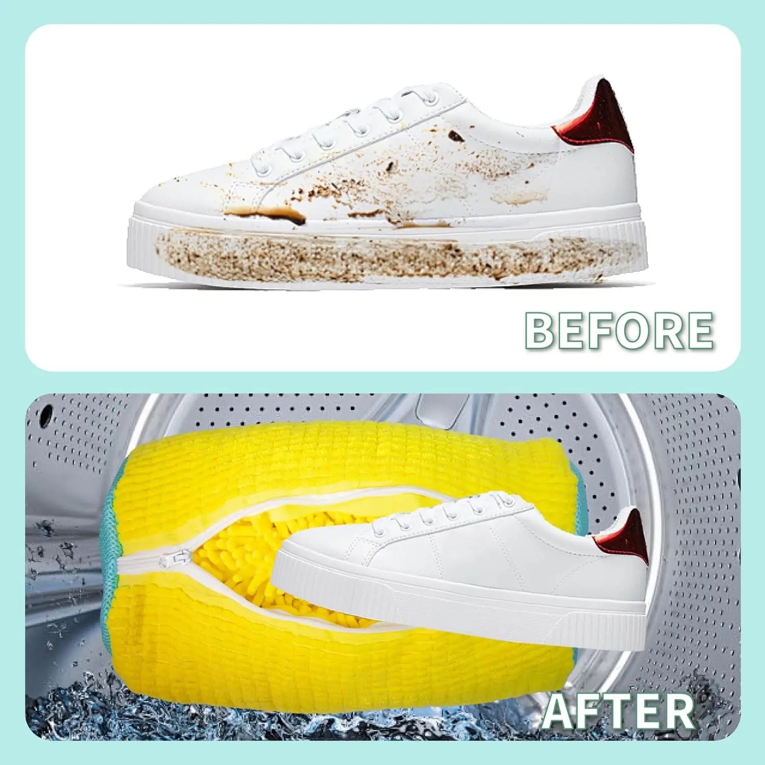 1 Pc Laundry Shoe Bag Shoe Washing Machine Bag for Washer and Dryer Bathroom Accessories Sneakers Washing Bags Laundry Bags