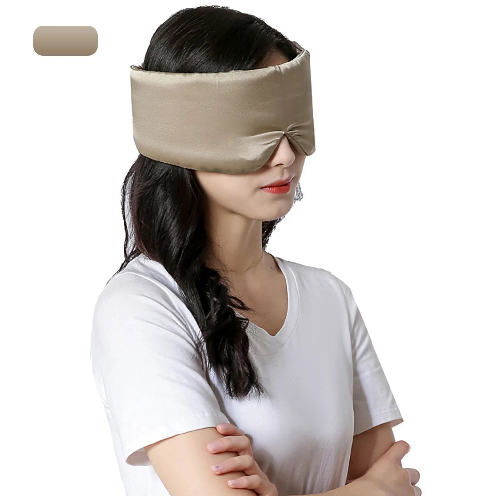 Mulberry Silk Sleeping Mask Eyepatch Blocking Light Eyemask