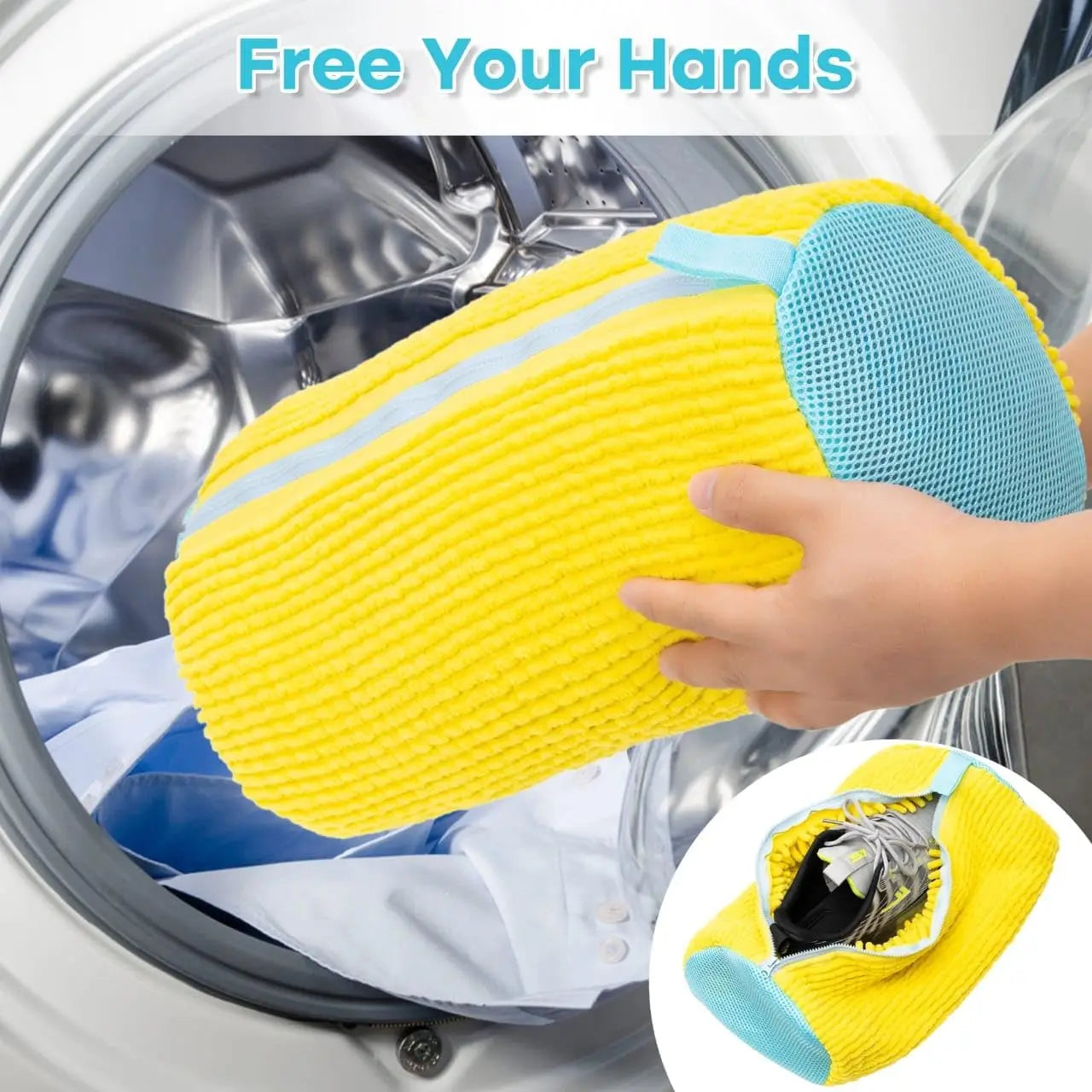 1 Pc Laundry Shoe Bag Shoe Washing Machine Bag for Washer and Dryer Bathroom Accessories Sneakers Washing Bags Laundry Bags