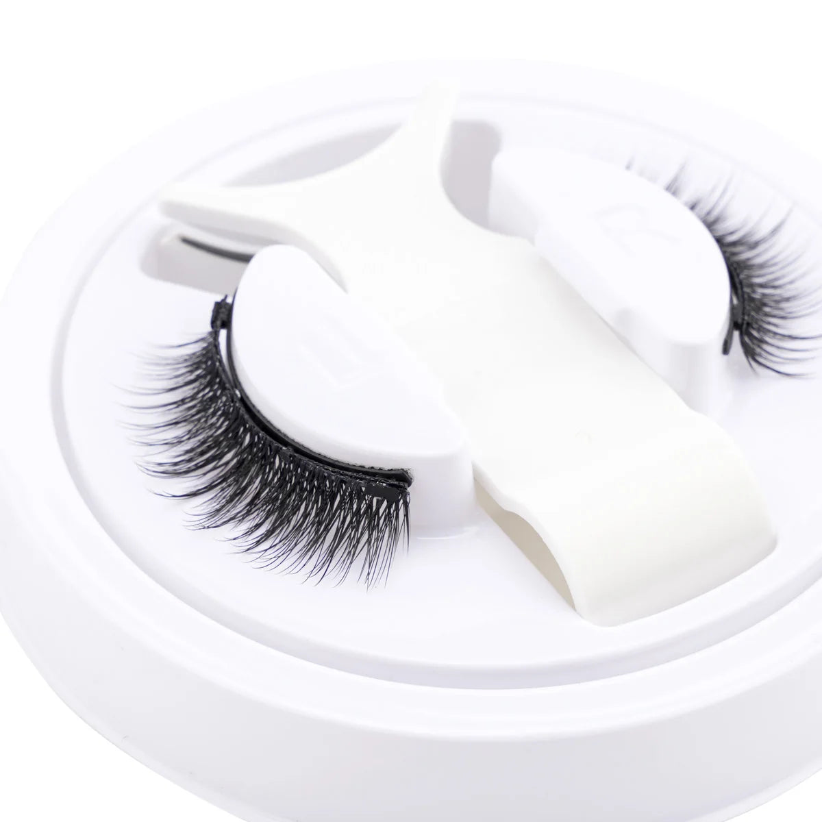 Hot 1 Pair Magnetic Eyelashes Handmade Fluffy Faux Mink Lashes Reusable