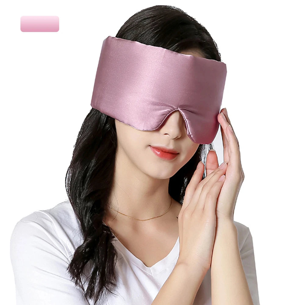 Mulberry Silk Sleeping Mask Eyepatch Blocking Light Eyemask