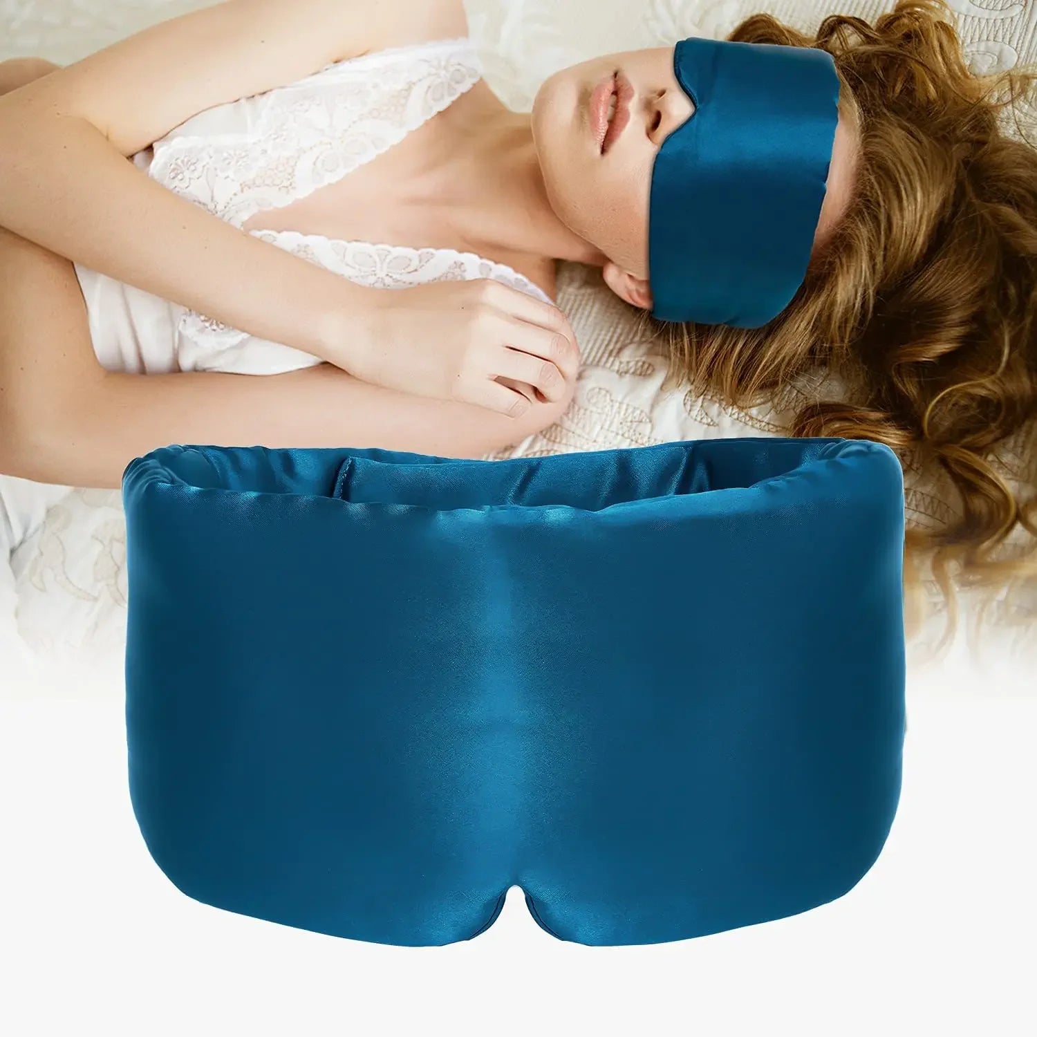 Mulberry Silk Sleeping Mask Eyepatch Blocking Light Eyemask
