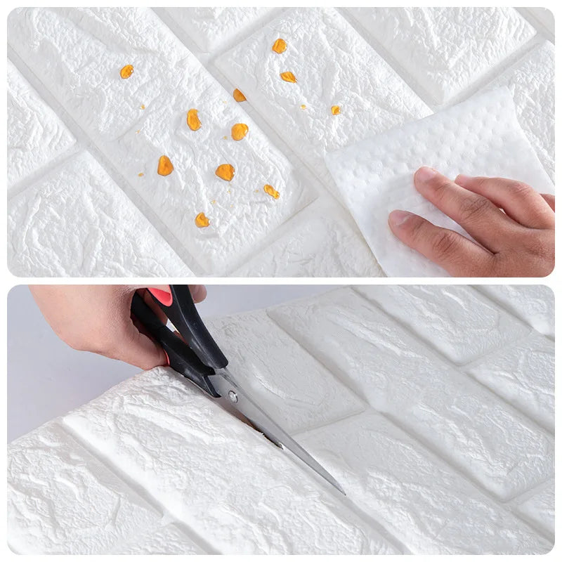 70cm*100cm Self-adhesive Wallpaper Background Modern Home Decoration