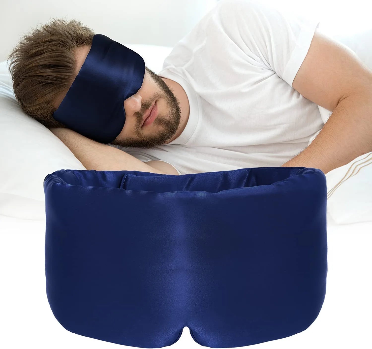 Mulberry Silk Sleeping Mask Eyepatch Blocking Light Eyemask