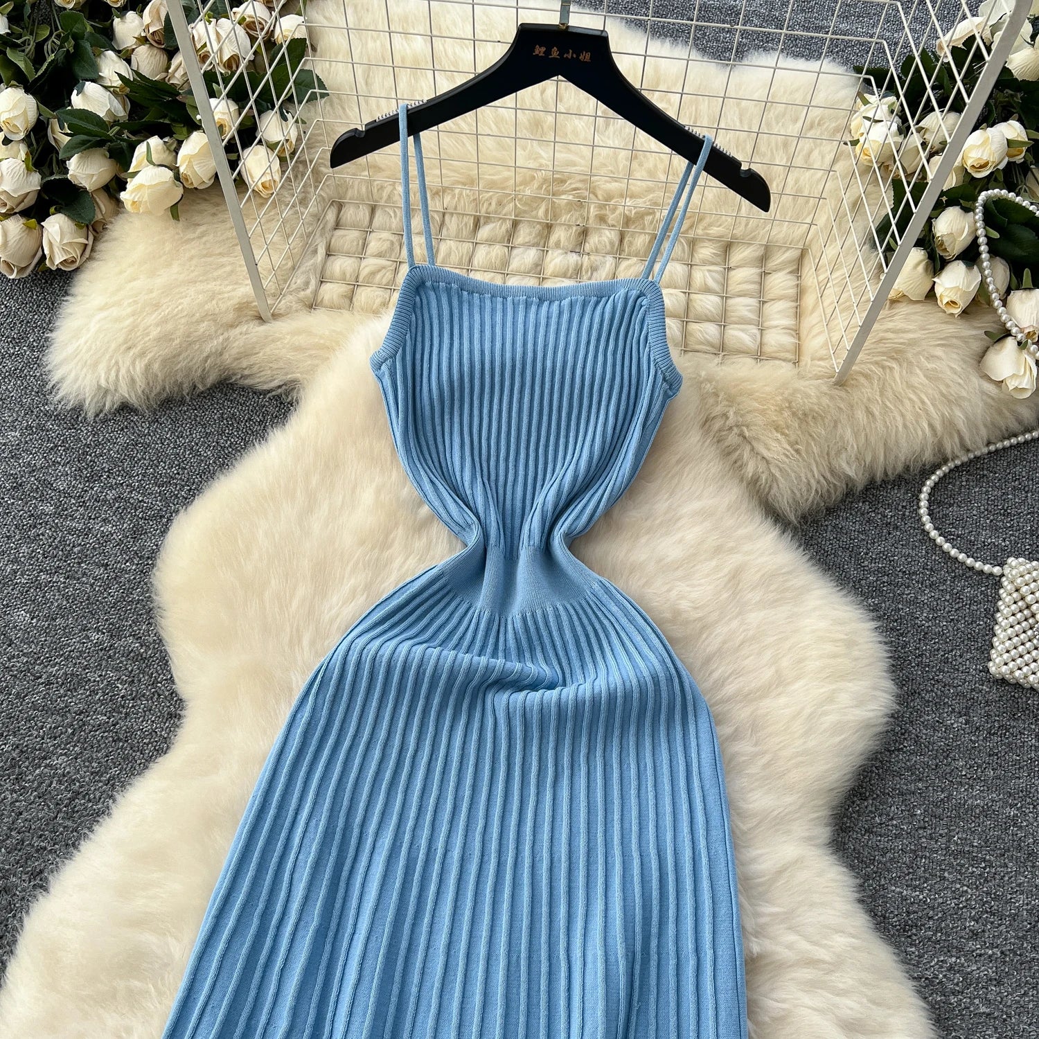 Knitted Pleated bodycon