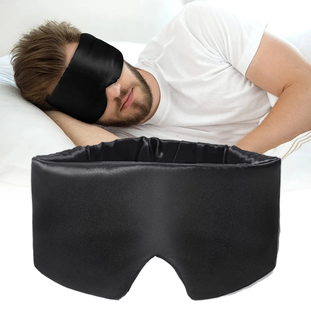 Mulberry Silk Sleeping Mask Eyepatch Blocking Light Eyemask