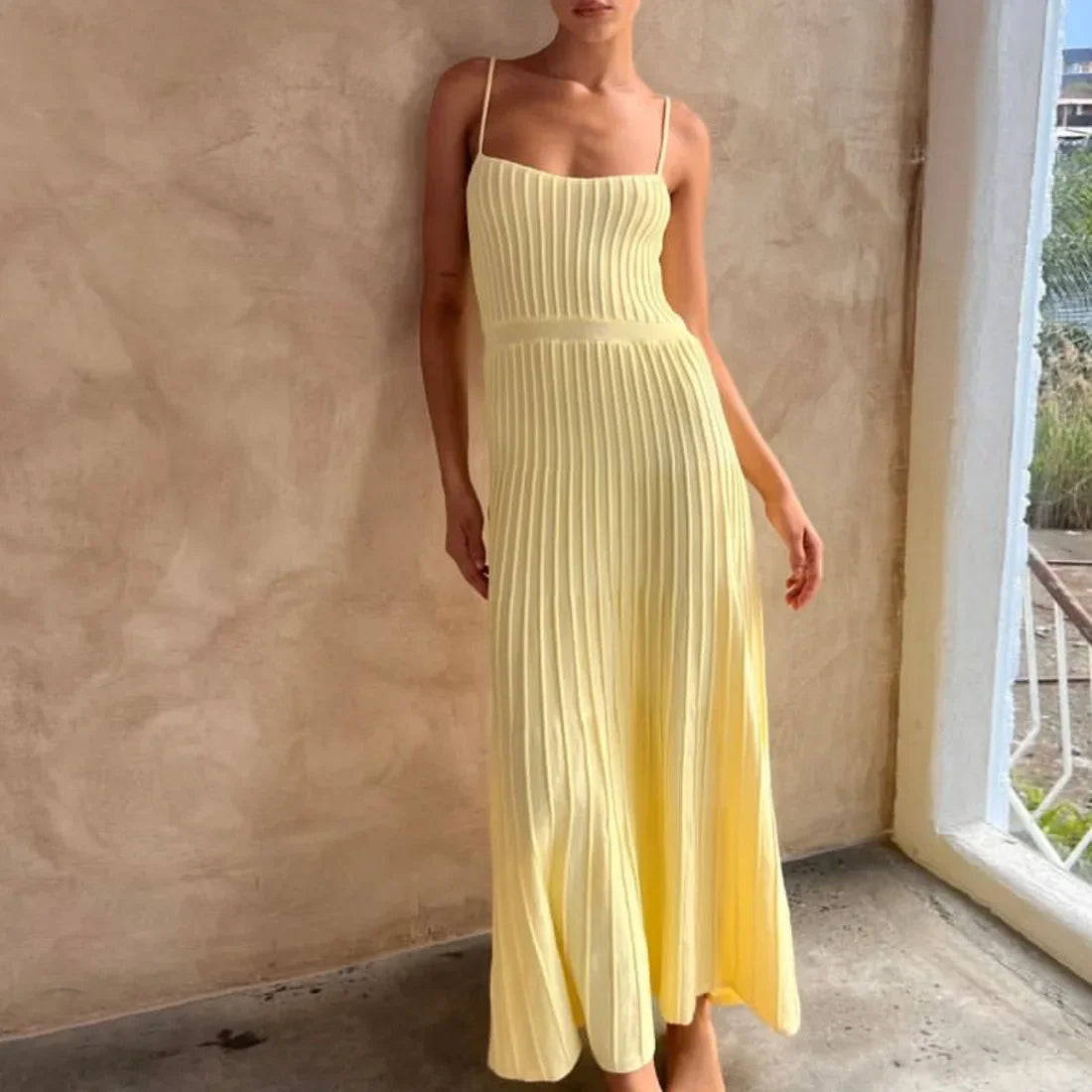Knitted Pleated bodycon