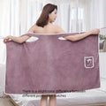 1pc Wearable Bath Towel Bowknot Coral Velvet Bath Skirt For Adults Water Absorption Quick Drying Bath Towel