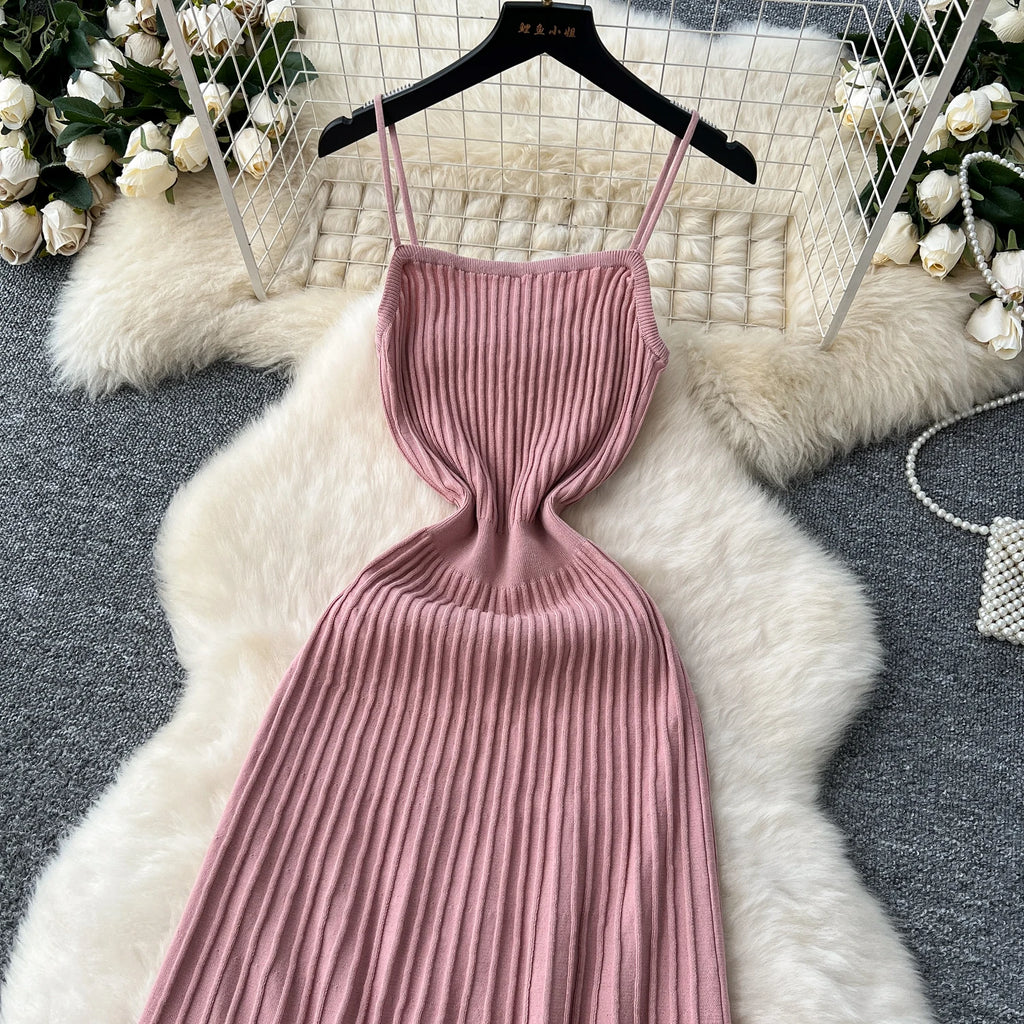 Knitted Pleated bodycon
