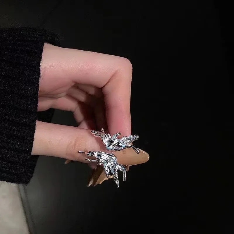 Women Gothic Open Snake Ring Adjustable