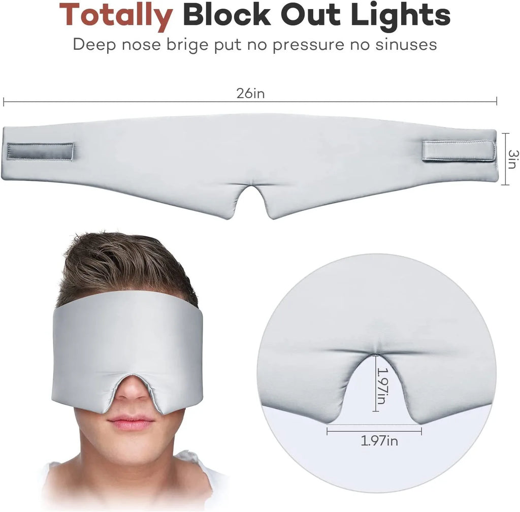 Mulberry Silk Sleeping Mask Eyepatch Blocking Light Eyemask
