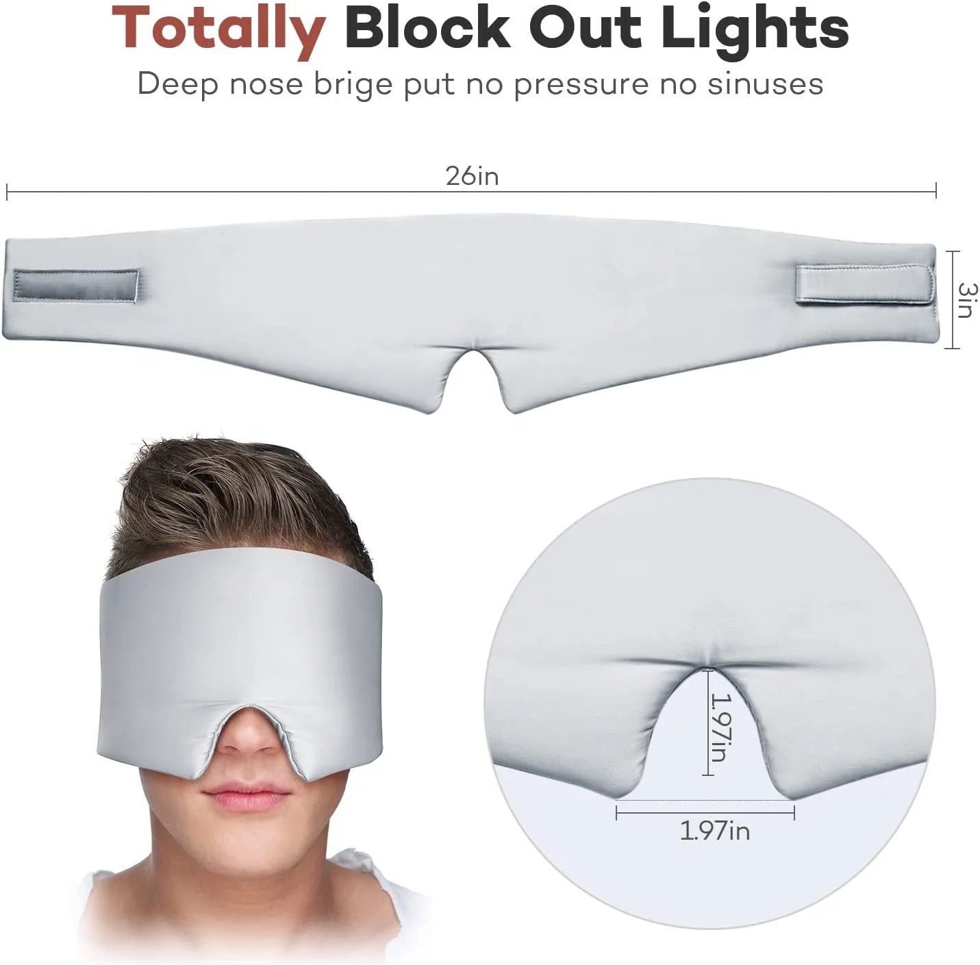 Mulberry Silk Sleeping Mask Eyepatch Blocking Light Eyemask