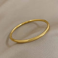 1pc Titanium Steel Gold Bracelet