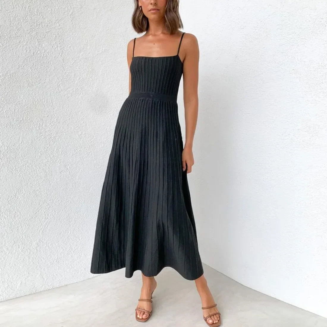 Knitted Pleated bodycon