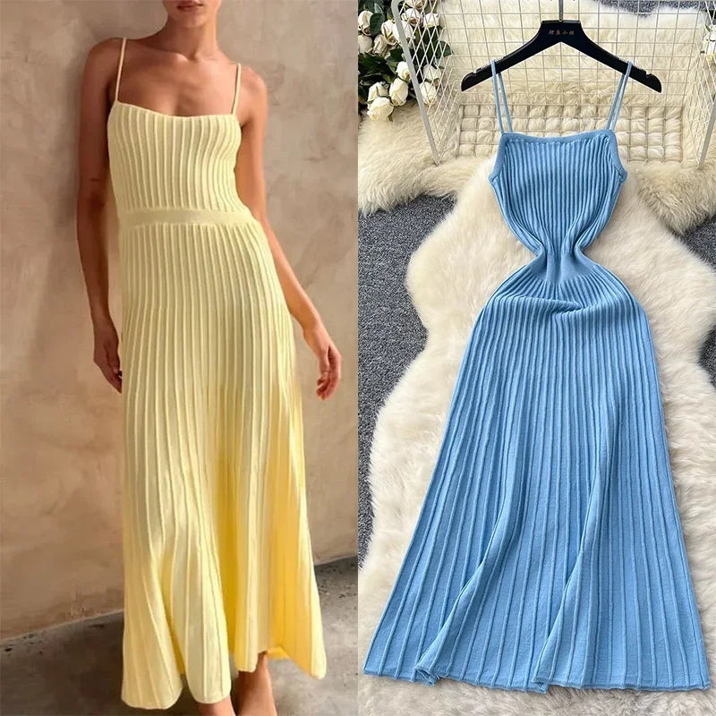 Knitted Pleated bodycon