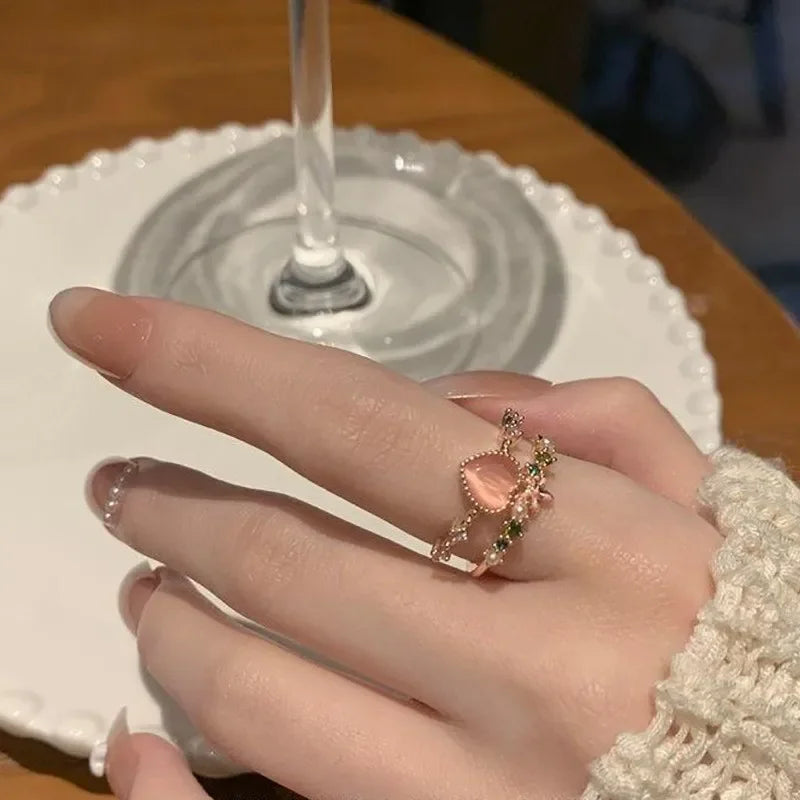 Women Gothic Open Snake Ring Adjustable